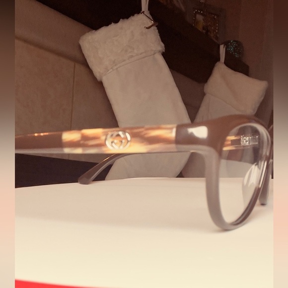 NWOT GUCCI GG3626 BROWN HORN OPTICAL GLASSES - Picture 12 of 16